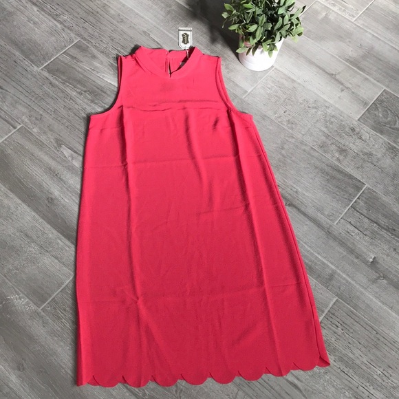 MUD PIE Women’s Britain Scalloped Shift Dress NWT - Picture 2 of 6